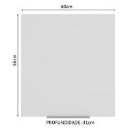 Armário Aéreo Stella 1 Porta Rustic/branco Madesa - 6