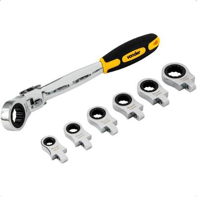 Chave Estrela 8-19 Mm Catraca Intercambiavel Vonder