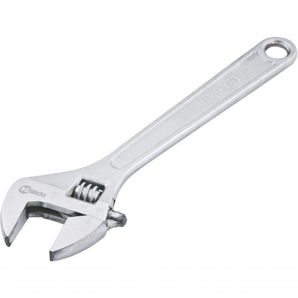 Chave Inglesa Ajustável 8 Aço Carbono Cromada - Nove54 - 1