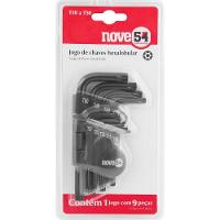 Jogo De Chaves Hexalobular T10 à T50 Com 9 Peças - Nove54 - 2