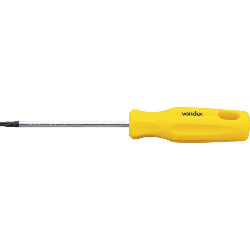 Chave Torx T-20 Com Cabo Reto Cromo Vanádio Vonder - 2