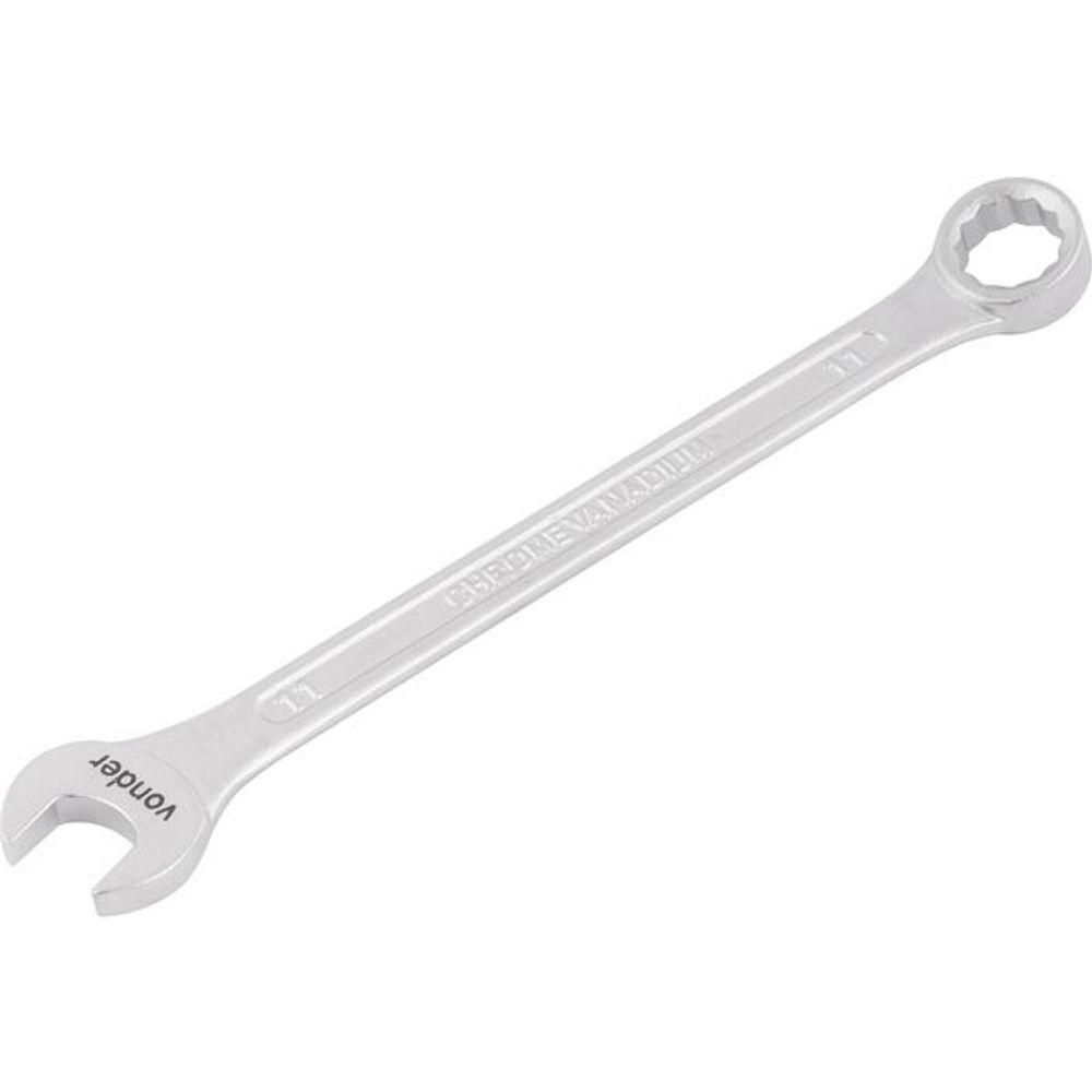 Chave Combinada 11mm Cromo Vanádio Fosco Cartela Vonder - 1