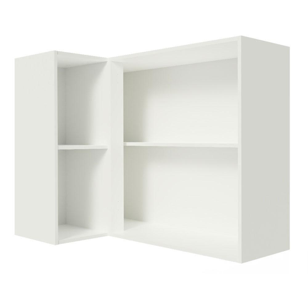 Armário Aéreo Smart 100% Mdf com 1 Porta e Adega Branco - 3