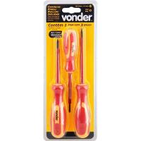 Jogo Chave Fenda E Phillips Isolada 3 Peças Iec60900 Vonder - 7