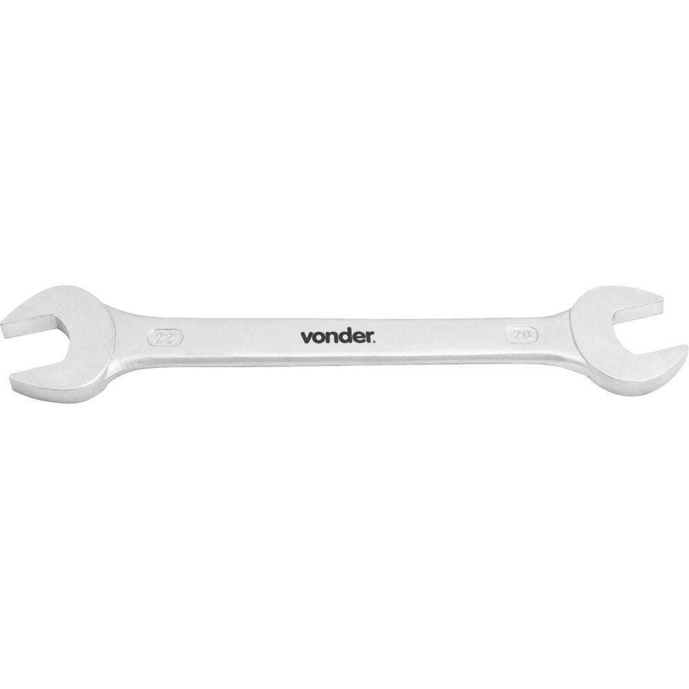 Chave Fixa 20 Mm X 22 Mm Em Aço Cromo Vanádio Vonder - 5
