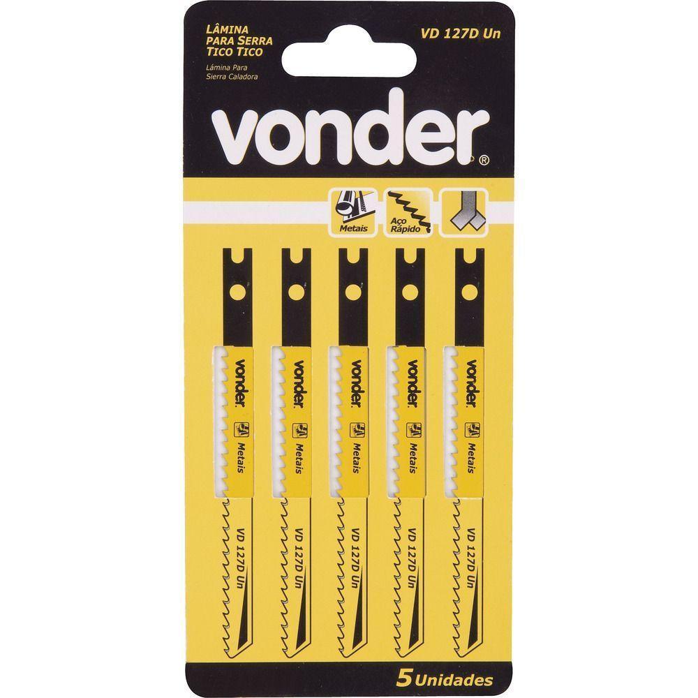 Lamina Serra Tico-tico Aço Rápido Vd 127d 8dpp Encaixe Unive - 2