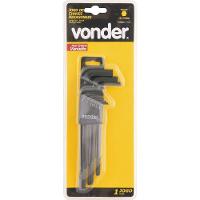 Jogo Chave Hexagonal Allen 1,5-10,0mm Tipo L Vonder - 2