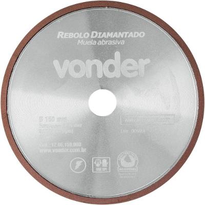 Rebolo Diamantado Para Af.serras 150mm Vonder
