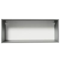 Armário Aéreo 80 Cm 1 Porta Basculante Cinza Nice Cinza - 7