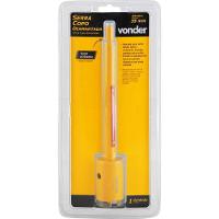 Serra Copo Diamantada 35mm Vonder Com Haste Sextavada Alvenaria Telhas Tijolos Cerâmicas Granito - 5