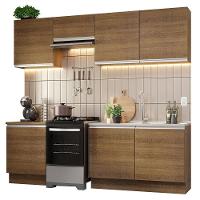 Armário De Cozinha 240Cm Rustic Glamy 09 Rustic - 10
