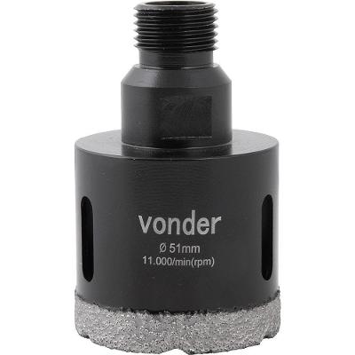 Serra Copo Diamantada Para Esmerilhadeira 51 Mm Vonder