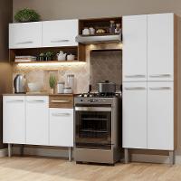 Armário De Cozinha Compacta Emilly Pop Madesa Xa Branco/Rustic - 1