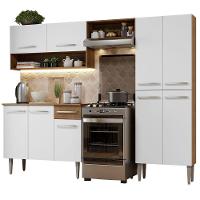 Armário De Cozinha Compacta Emilly Pop Madesa Xa Branco/Rustic - 5