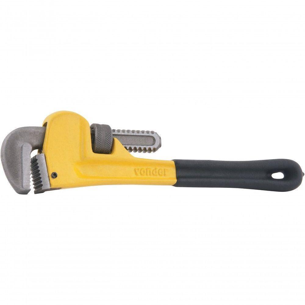 Chave Grifo Para Cano 48 Americana Aço Forjado Cabo Emborra - 1