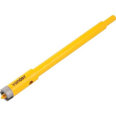 Serra Copo Diamantada 20mm Com Haste E Pino Guia - Vonder