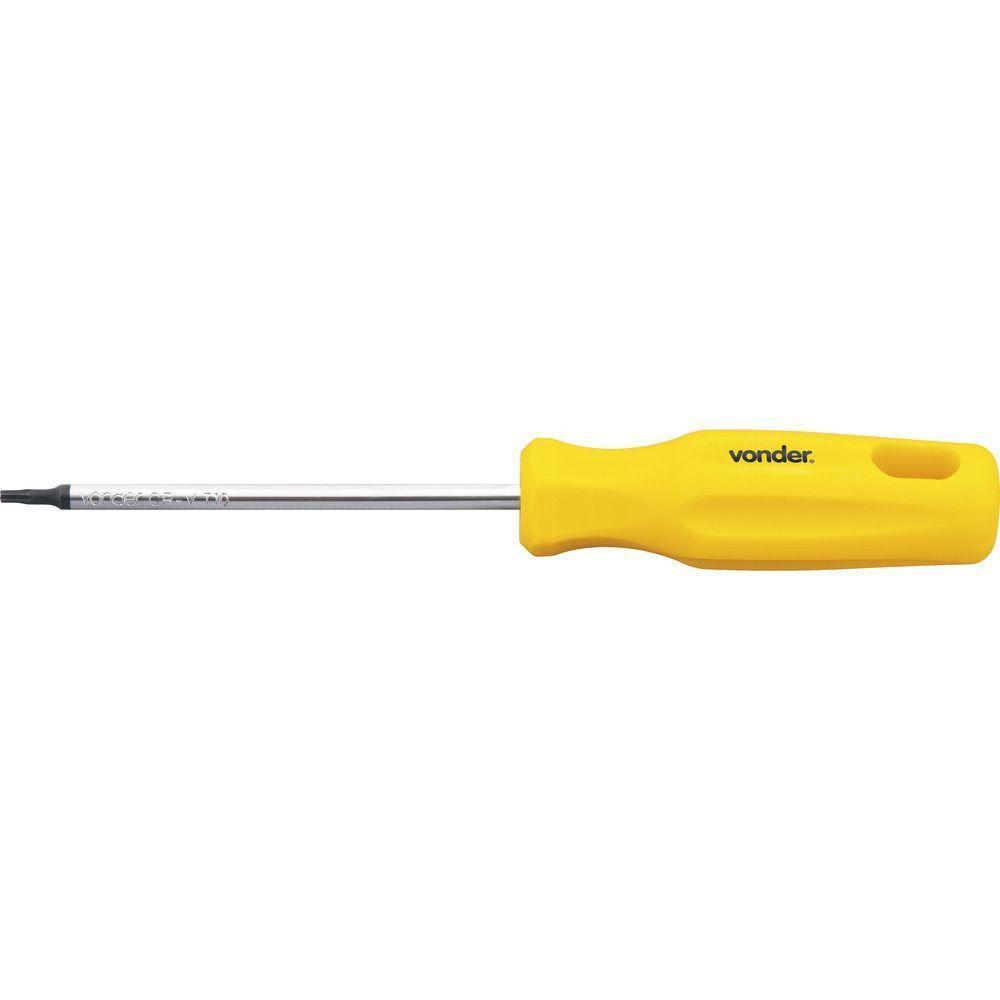 Chave Torx T-10 Com Cabo Reto Cromo Vanádio - Vonder - 2
