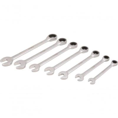 Jogo Chave Combinada Com Catraca 8-19mm Vanád. Com 7 Pç Vonder