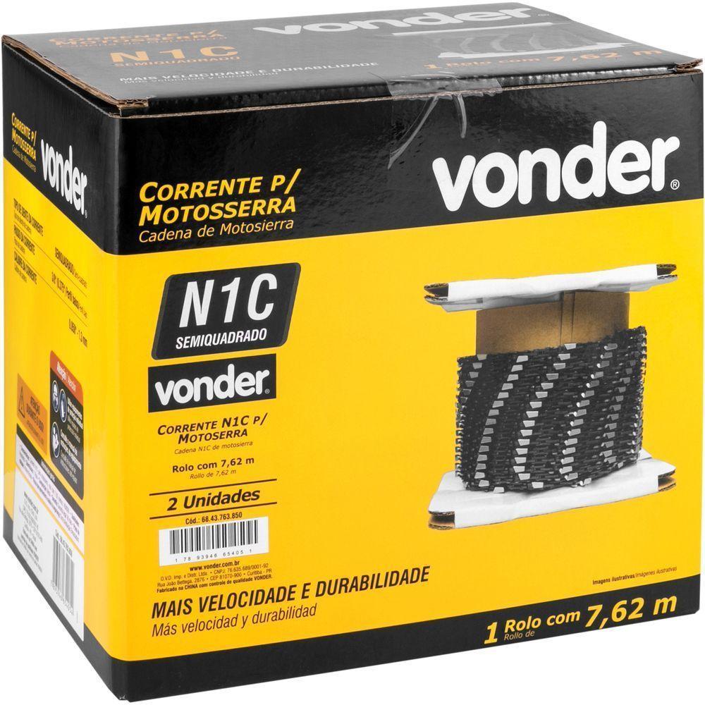 Corrente N1c Para Motosserra Rolo Com 7,62 Metros 25 Pés Vonder - 2