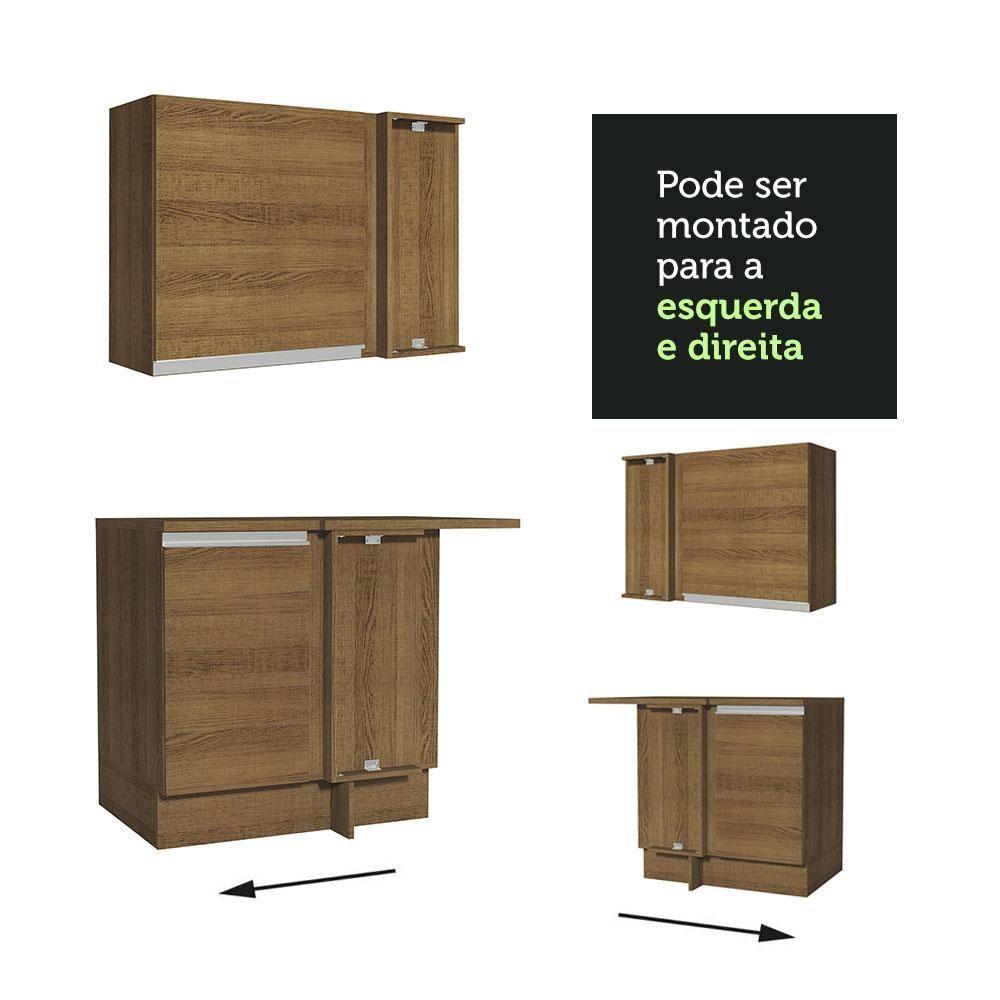 Armário De Cozinha 349Cm Rustic Glamy 07 Rustic - 2