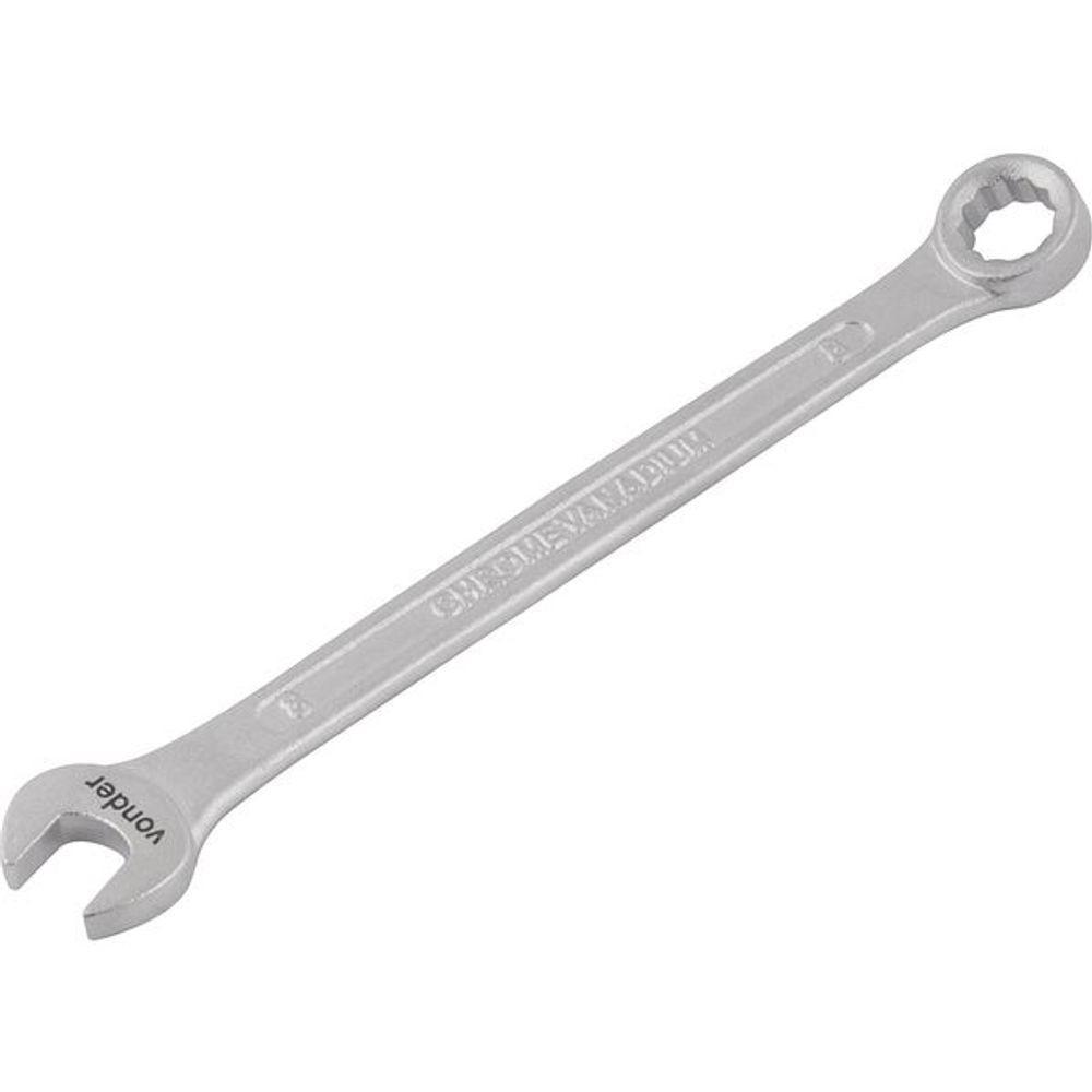 Chave Combinada 08mm Cromo Vanádio Fosco Cartela Vonder - 1