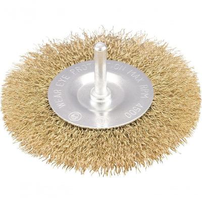 Escova Circular Ondulado 4x1-2 1-4 Aço Carbono Laton Vonder