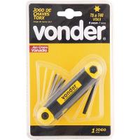 Jogo Chave Torx T9-t40 Canivete Plástico Cromo 8 Vonder - 2