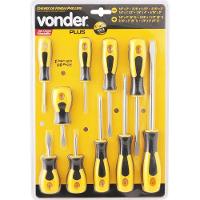 Jogo Chave Fenda E Philips Vanád. Cabo Anatômico Com 10 Pç - 2