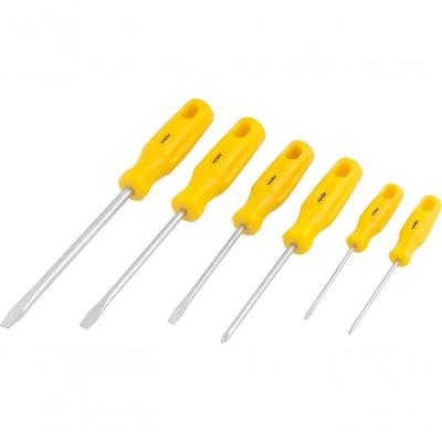 Jogo Chave Fenda E Philips Cromo Vanádio Com 6 Peças Vonder