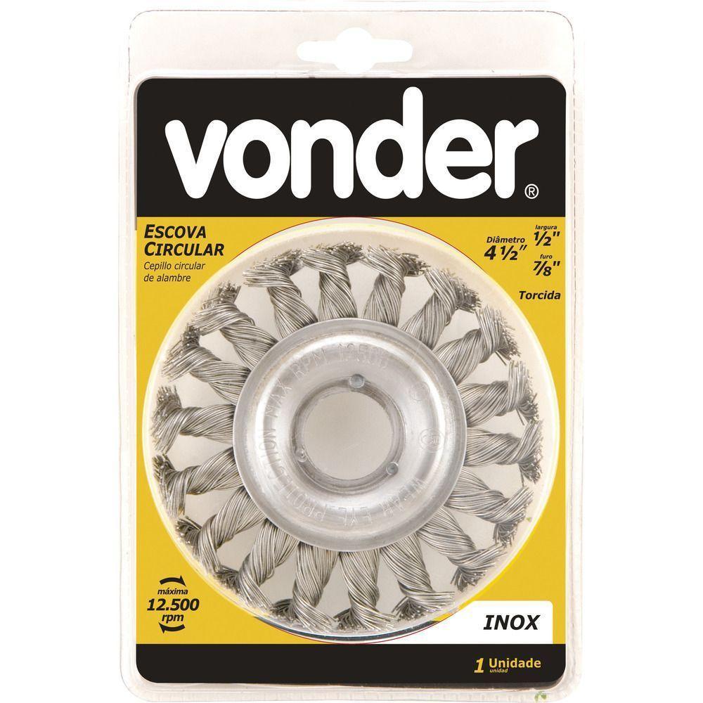 Escova Circ Torc 4.1-2x1-2 F.7-8 Inox 12500rpm Pç Vonder - 2