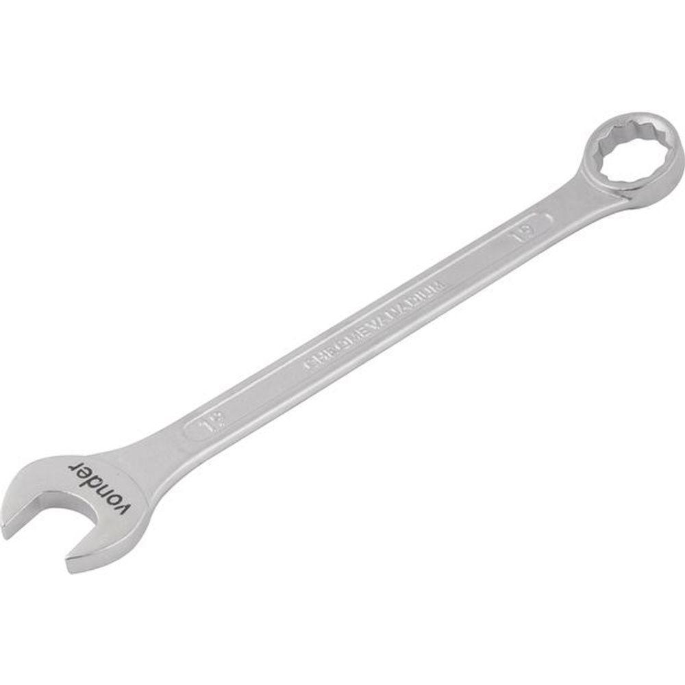Chave Combinada 19mm Cromo Vanádio Fosco Cartela Vonder - 1