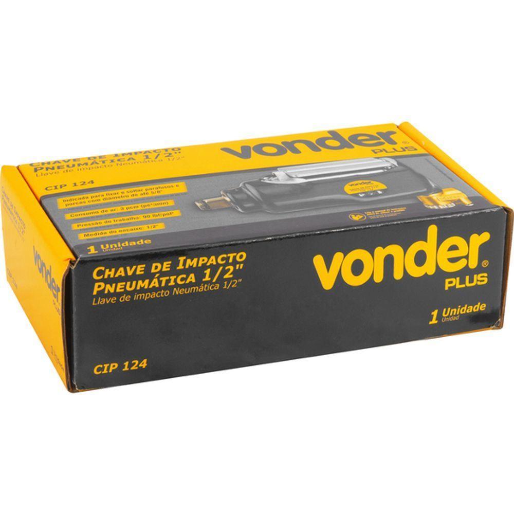 Chave De Impacto Pneumática 1-2 Cip124 - Vonder Plus - 2