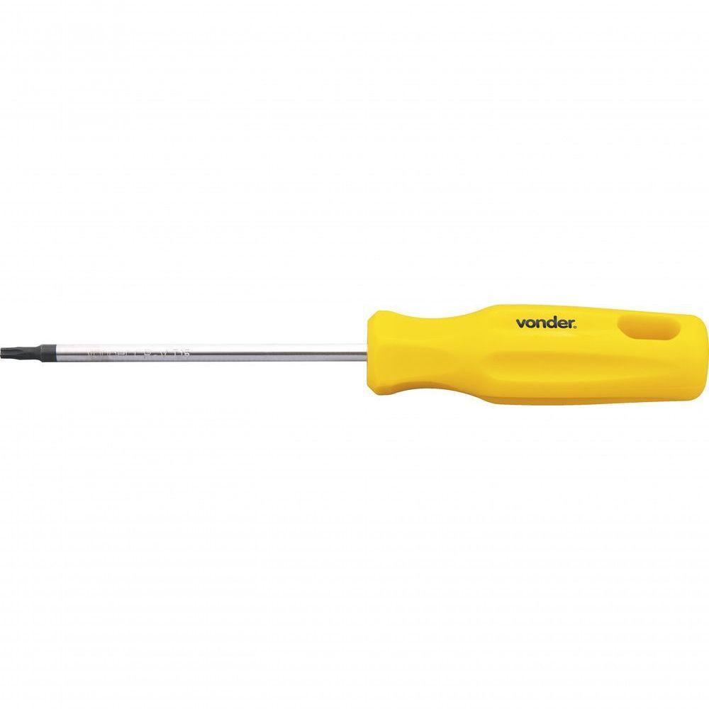 Chave Torx T-15 Com Cabo Reto Cromo Vanádio - Vonder - 3