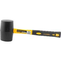 Martelo De Borracha 70mm Com Cabo De Fibra - Vonder - 1