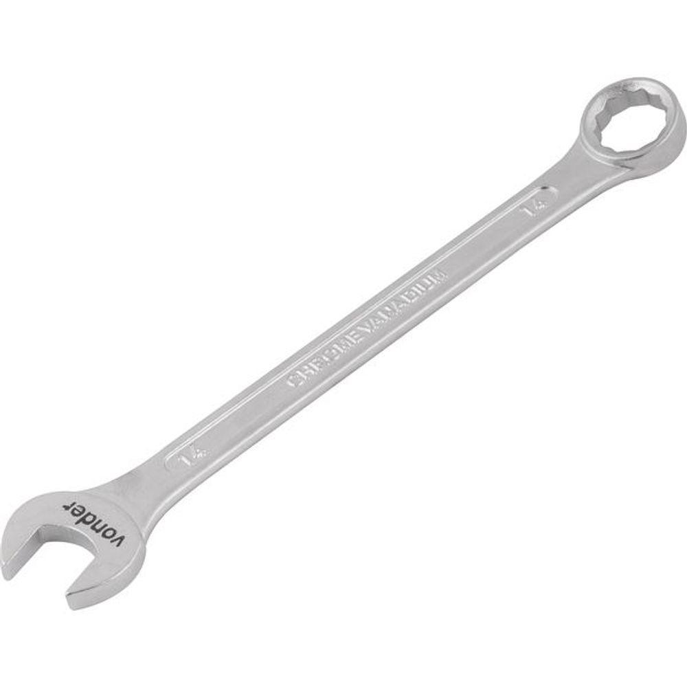 Chave Combinada 14mm Cromo Vanádio Fosco Cartela Vonder - 1