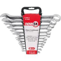 Jogo Chave Combinada 6-32mm Aço Carbono Com 12 Peças Suporte - 2