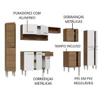Armário De Cozinha Completa 325cm Rustic Emilly Madesa - 8