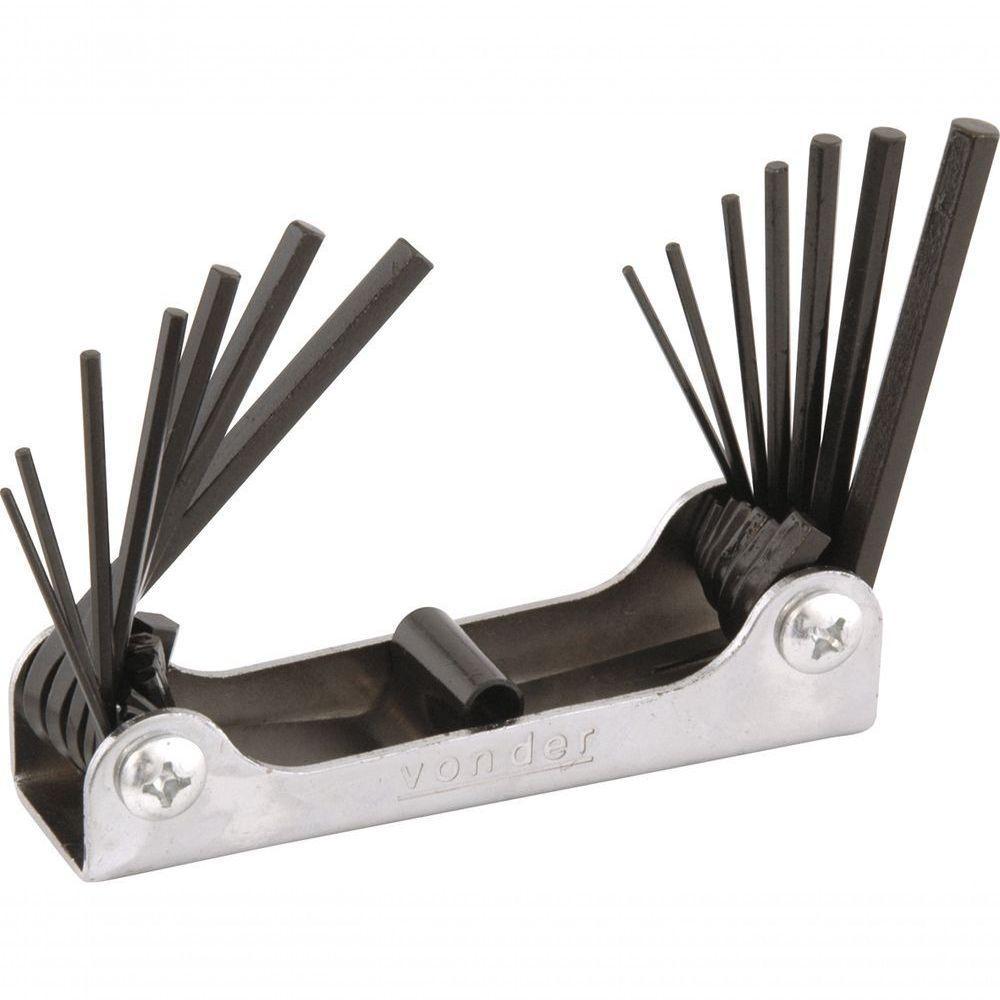 Jogo Chave Allen Combinado 1,5-6,0mm 1-16-1-4 Can Vonder - 1