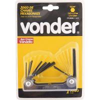 Jogo Chave Allen Combinado 1,5-6,0mm 1-16-1-4 Can Vonder - 2