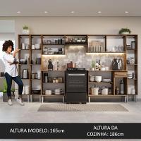 Armário De Cozinha Completa 325Cm Madesa 04 Rustic - 7