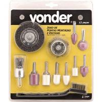 Jogo Ponta Montada E Escovas Com 12 Peças Vonder - 1
