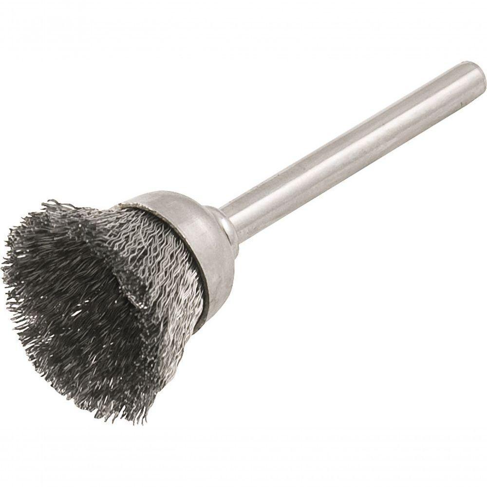 Escova Copo 12mm Inox Com Haste Para Microrretífica - Vonder - 1