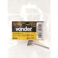 Escova Copo 12mm Inox Com Haste Para Microrretífica - Vonder - 2