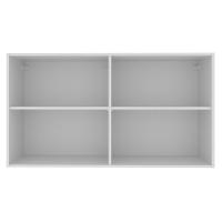 Armário Aéreo Glamy 100% MDF 120 cm 2 Portas Vidro Branco - 3