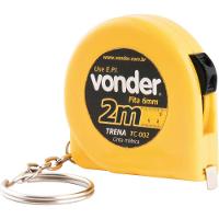 Trena Aço 5mx19mm Curta Com Trena Chaveiro 2m Tcv2005 Vonder - 3