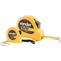 Trena Aço 5mx19mm Curta Com Trena Chaveiro 2m Tcv2005 Vonder - 5