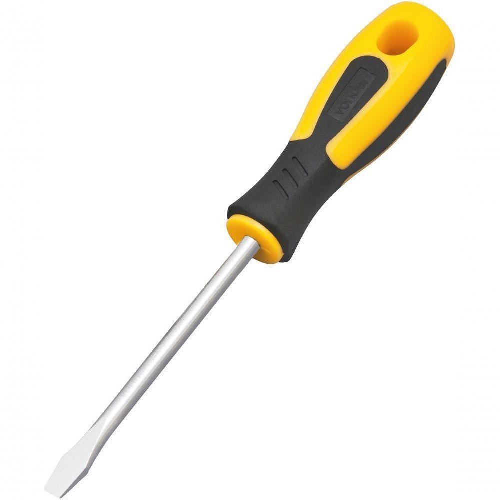 Chave Fenda 1-4x4 Cromo Vanádio Cabo Anatômico Emborrachado - 3