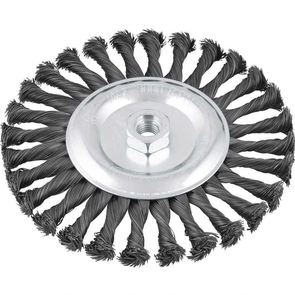 Escova Circular Torcida 7x1-2" Rosca M14 9000rpm - 1