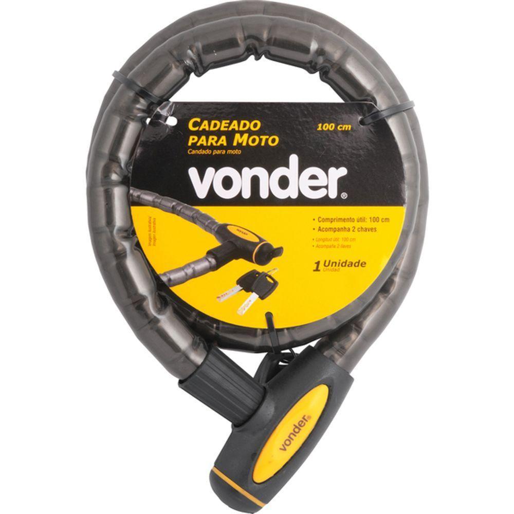 Cadeado Para Motos 100cm Com Chave - Vonder - 3