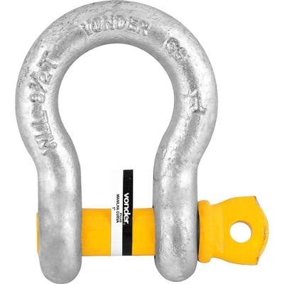 Manilha Para Cabo De Aço 1-4" Curva Pesado Galv Vonder Plus